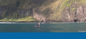 Stand Up Paddling am schönsten Ort der Welt