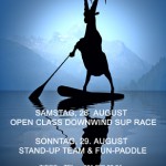 Stand Up Paddel Rennen in Silvaplana