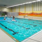 SUP Ball im Schwimmbad