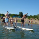 Stand Up Paddling an der Swimmnight