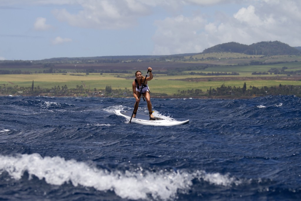 Andrea Moller. Naish Paddleboard Race