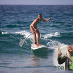 Lucy Reinhold SUPsurfing