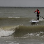SUP Surfer Dirk Herpel auf Fehmarn