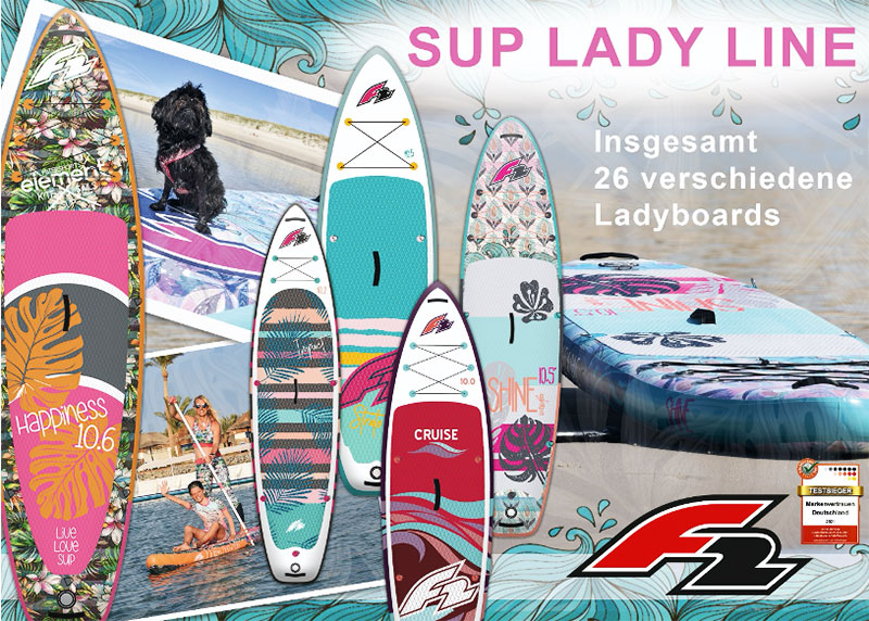 - F2 Ladies Up SUP Collection Stand Magazin